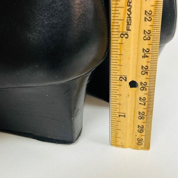 Adrienne Vittadini Midge Womens Size 8 Brown Side Zip Wedge Booties Shoes - Picture 11 of 16